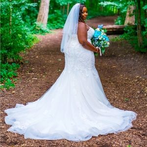 Plus Size Maggie Sottero mermaid wedding dress